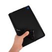Samsung Galaxy Tab A7/T500 Black Fabric Texture Flip PU Leather Case - 8