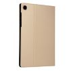 Samsung Galaxy Tab A7/T500 Gold PU Leather Case with Holder - 3