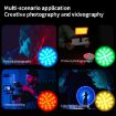 GZ-669 Portable Pocket Fill Light - Cold/Warm/White Full Color Round - 8