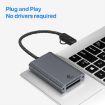 Type-C/USB to CFexpress Type-B Card Reader - Grey | Fast Data Transfer - 3