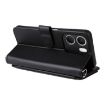 OPPO A5x 5G/4G Leather Phone Case with 6-Card Slots & Wrist Strap (Black) - 7
