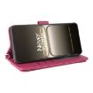 OnePlus Ace 5 Racing 5G Leather Phone Case with 6-Card Slots - Rose Red - 6