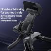 Yesido C331 Bicycle Phone Holder, 360 Adjustment, Mechanical Lock, Black - 2