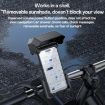 Yesido C331 Bicycle Phone Holder, 360 Adjustment, Mechanical Lock, Black - 8