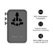 MOMAX UA23 100W 4-Port Mini Universal Travel GaN Charger - Black - 6