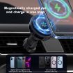 Q7 RGB 15W Car Wireless Charger Phone Holder - Black, Heat Dissipation - 6