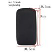 Universal Neoprene Cell Phone Bag for 6.4-7.2" Smartphones - Black - 7