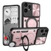 Nothing CMF Phone 2 Pro Pink Case with CD Texture and Magnetic Holder - 1
