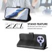Xiaomi Civi 5 Pro 5G Retro Leather Phone Case - Black Splicing Buckle - 3
