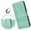 Xiaomi 15S Pro 5G Retro Leather Phone Case, Mint, Line Splicing Buckle - 5
