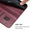 Vivo S30 Pro Mini Retro Leather Phone Case, Wine Red, Line Splicing - 6