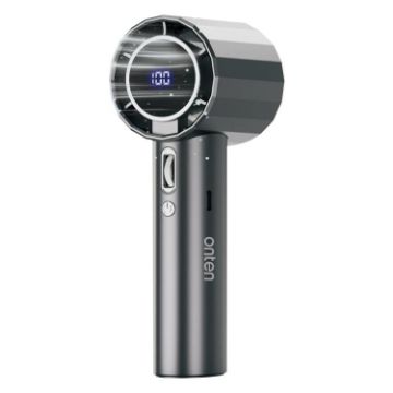 Onten F10 100-Speed High-Speed Turbine Handheld Fan - Grey - 1