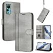 Ulefone Note 14 Retro Leather Phone Case, Grey - Line Splicing Buckle - 1