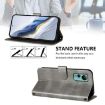 Ulefone Note 14 Retro Leather Phone Case, Grey - Line Splicing Buckle - 4