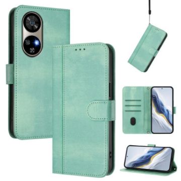 Ulefone Note 17 Pro Retro Leather Phone Case - Mint Green - 1