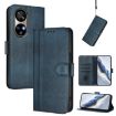 Ulefone Note 17 Pro Retro Leather Phone Case, Dark Blue, Line Splicing - 1