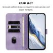 Ulefone Note 19 Retro Leather Phone Case, Purple, Line Splicing Buckle - 3
