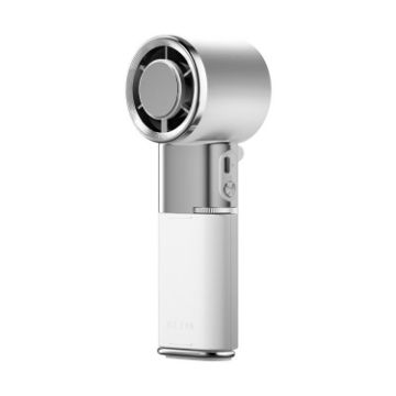 MF119 High Speed Ice Compress Handheld Fan with Retractable Cord - White - 1
