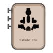 MOMAX UA22 70W Dual AC GaN Travel Charger - Desert Gold - 2