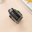 FUJIFILM X100VI Buffalo Texture PU Leather Camera Case with Strap (Black) - 6
