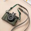 FUJIFILM X100VI Green Buffalo Texture PU Leather Camera Case & Strap - 1