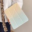 iPad Pro 13 2024 Rainbow Gradient Yellow Leather Tablet Case Holder - 4