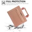 iPad Pro 13 2024 Retro Leather Tablet Case with Zipper Handle - Rose Gold - 2