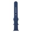 Apple Watch Band 46/49/45/44mm Dark Blue Silicone Sports Strap - 3