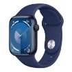 Apple Watch Band 42/41/40/38mm Dark Blue Silicone Sports Strap - 1
