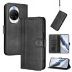 Huawei nova 14 Ultra Retro Leather Phone Case - Black Splicing Buckle - 1