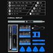 Rechargeable Mini Electric Screwdriver Set 36 In 1 with 3LED Lighting Red - 2