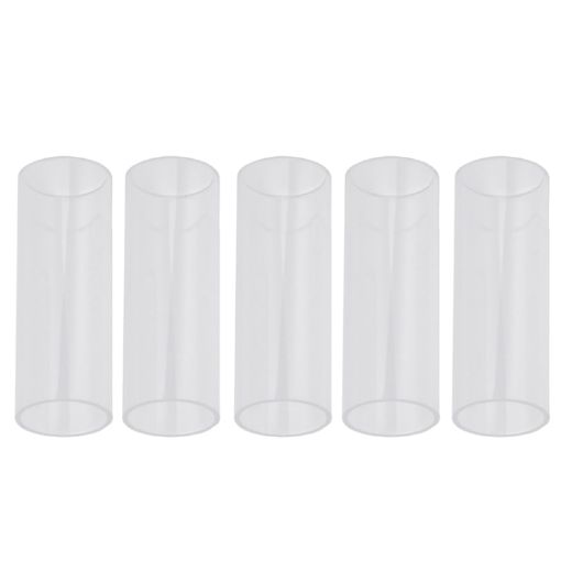 5PCS Transparent Acrylic Guitar Slide Tube, 28mm Folk Slide Block - 1
