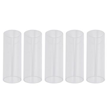 5PCS Transparent Acrylic Guitar Slide Tube, 51mm Folk Slide Block - 1