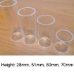 5PCS Transparent Acrylic Guitar Slide Tube, 51mm Folk Slide Block - 3