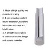 Zinc Alloy Guitar Slider Folk Slide Block, 70mm Silver - 4
