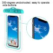 Waterproof Transparent Cell Phone Case Bag - 2 PCS Macaron Blue - 4