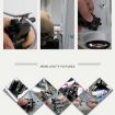 Multifunctional Stainless Steel Outdoor Survival Bracelet for Men - Black - 8