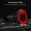 MEROCA MX2 Smart Sensor Brake Tail Light USB Charging - Black - 9
