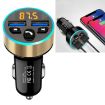 Halo Car MP3 Bluetooth Player FM Transmitter 3.1A Charger Tyrant Gold - 1
