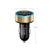 Halo Car MP3 Bluetooth Player FM Transmitter 3.1A Charger Tyrant Gold - 7