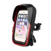 Red Waterproof Mountain Bike & Motorcycle Phone Holder with Shade - 1