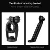 Blue Waterproof Mountain Bike & Motorcycle Phone Holder with Shade - 9