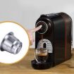 Reusable Stainless Steel Coffee Capsules with Multiple Filters (Silver) - 1