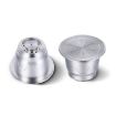 Reusable Stainless Steel Coffee Capsules with Multiple Filters (Silver) - 3