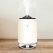 Portable Car Humidifier & Night Light USB Aroma Diffuser - Pearl White - 6