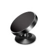 Black Alloy Magnetic Car Phone Holder - Universal Dual Ball Rotating - 1