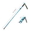 TANERDD TR-D0001 Sky Blue Aluminum Trekking Poles - Short Model - 2