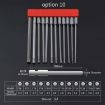 12 PCS Magnetic S2 Alloy Steel Electric Screwdriver Bit Set, Spec: 10 - 2
