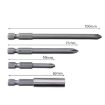 12 PCS Magnetic S2 Alloy Steel Electric Screwdriver Bit Set, Spec: 10 - 7