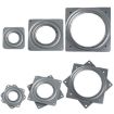 3" Hollow Square Dining Table Turntable Hardware - 2pcs Set - 7
